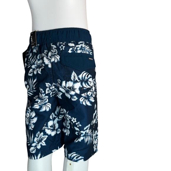 Hurley Big Boys Floral Printed Drawcord Board Shorts -Small NWT - Picture 2 of 3